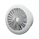 Bathroom extractor fan round white with timer - Ø 150 mm - aRid 150 BB TS