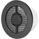 Bathroom extractor fan round Ø 125 mm anthracite - basic EA125A