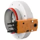 Fire damper round compact 100 mm servo motor 230V - E-FDC DD M230 D100