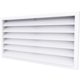 External wall grille 700 x 300 aluminium with fixed vanes - mixed colour RAL 9016
