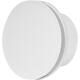Bathroom extractor fan round Ø 150 mm white with timer - design EAT150T
