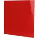 Grille 15x15cm with coloured plastic front red