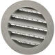 Wall diffuser 100 mm outside air aluminium - EL-A-RLP100