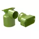 Ubbink Air Excellent 55SC valve adapter 125 1x90°