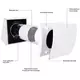 Decentralized WTW HRU wall Ø150 with 60 m³/h - HRU-WALL-150-60-PEG