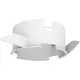 Fixing collar for Vent-Axia UniflexPlus RV valve (RVK collar) - white 125mm