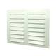 Metal ventilation grille rectangular 260x190 white - MR2619