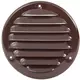 Metal ventilation grille round Ø125 mm brown - MR125B - RAL8016