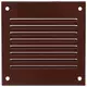 Metal grille 100x100mm brown - MR1010B