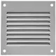Metal grille 100x100mm zinc - MR1010Zn