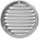 Metal ventilation grille round Ø125 mm aluminium - MR125Al