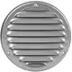 Metal ventilation grille round 100 mm grey - MR100P - RAL9006