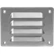 Metal ventilation grille rectangular 140x105 mm sinc - MR14105Zn