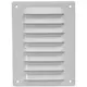 Metal ventilation grille rectangular 140x190 white - MR1419