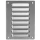 Metal ventilation grille rectangular 140x190 mm aluminium - MR1419Al