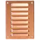 Metal ventilation grille rectangular 140x190 mm copper - MR1419Cu