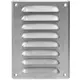 Metal ventilation grille rectangular 140x190 mm sinc - MR1419Zn