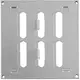 Adjustable metal slot diffuser 150x150 galvinized - MR1515RZn
