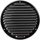 Metal ventilation grille round Ø200 mm black - MR200M - RAL9005