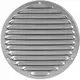 Metal ventilation grille round Ø200 mm grey - MR200P - RAL9006
