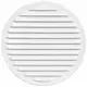 Metal ventilation grille round Ø 200mm white - MR200 - RAL9016