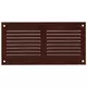 Metal grille 200x100mm brown - MR2010B