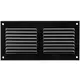 Metal grille 200x100mm black - MR2010M - RAL9005