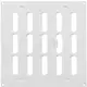 Adjustable metal slot diffuser 200x200 white - MR2020R - RAL9016
