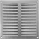 Metal grille 200x200mm galvanised - MR2020Zn