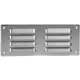 Metal ventilation grille rectangular 260x105 mm stainless steel - MR26105i