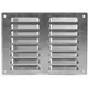 Metal ventilation grille rectangular 260x190 mm aluminium - MR2619Al