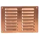Metal ventilation grille rectangular 260x190 mm copper - MR2619Cu