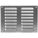 Metal ventilation grille rectangular 260x190 mm sinc - MR2619Zn
