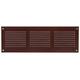 Metal grille 300x100mm brown - MR3010B