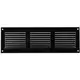 Metal grille 300x100mm black - MR3010M - RAL9005