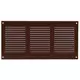 Metal grille 300x150mm brown - MR3015B