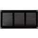 Metal grille 300x150mm black - MR3015M - RAL9005