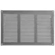 Metal grille 300x200mm grey - MR3020P