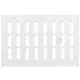 Adjustable metal slot diffuser 300x200 white - MR3020R - RAL9016 - RAL9016