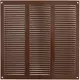 Metal grille 300x300mm brown - MR3030B