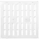 Adjustable metal slot diffuser 300x300 white - MR3030R - RAL9016