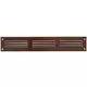 Metal grille 300x50mm brown - MR305B