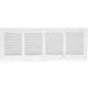 Metal grille 400x150mm white - MR4015