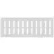 Metal grille adjustable 400x150mm white - MR4015R - RAL9016