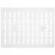 Adjustable metal slot diffuser 400x300 white - MR4030R - RAL9016