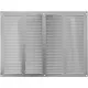 Metal grille 400x300mm galvanised - MR4030Zn