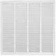 Metal grille 400x400mm white - MR4040