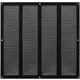 Metal grille 400x400mm black - MR4040M - RAL9005