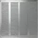 Metal grille 400x400mm zinc - MR4040Zn