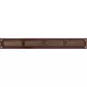 Metal grille 400x50mm brown - MR405B